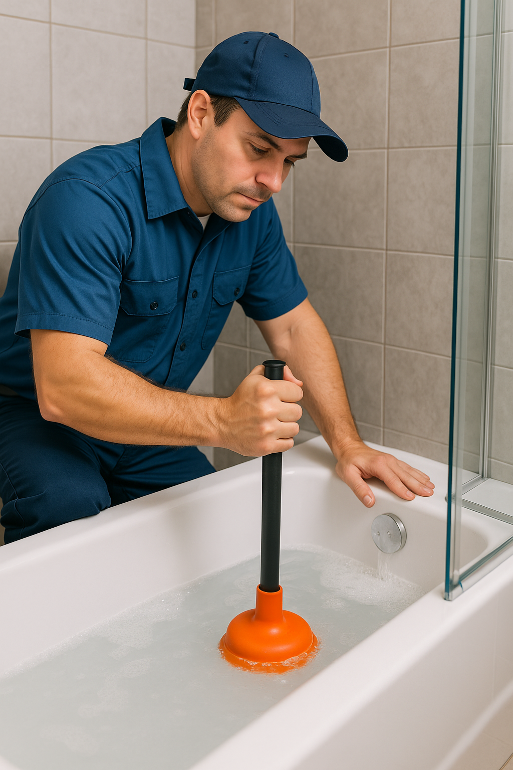 Küvet ve duşakabin tıkanıklığı açma