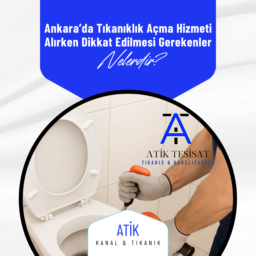 Ankara Tıkanıklık Açma